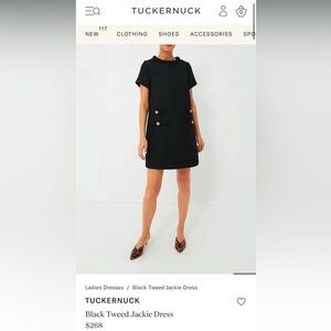 TUCKERNUCK Black Tweed Jackie Dress